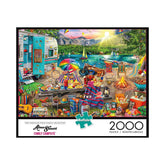 Buffalo 2000pc Puzzle - Aimee Stewart - Family Campsite-TCG Nerd